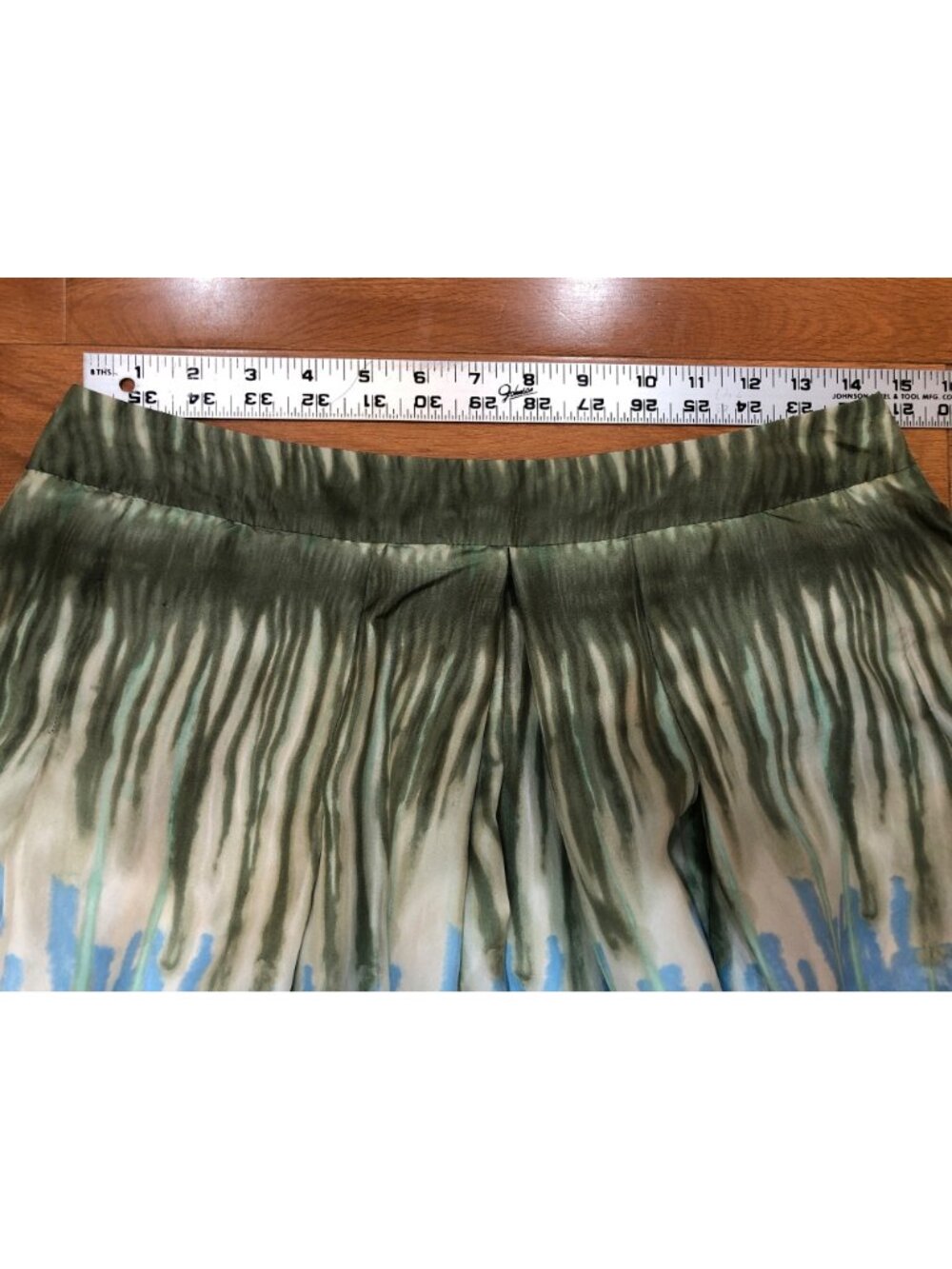 Bandolino 100% Silk Multicolor Ombre Design Skirt Size 6 Watercolor Y2K Artistic - Picture 2 of 6